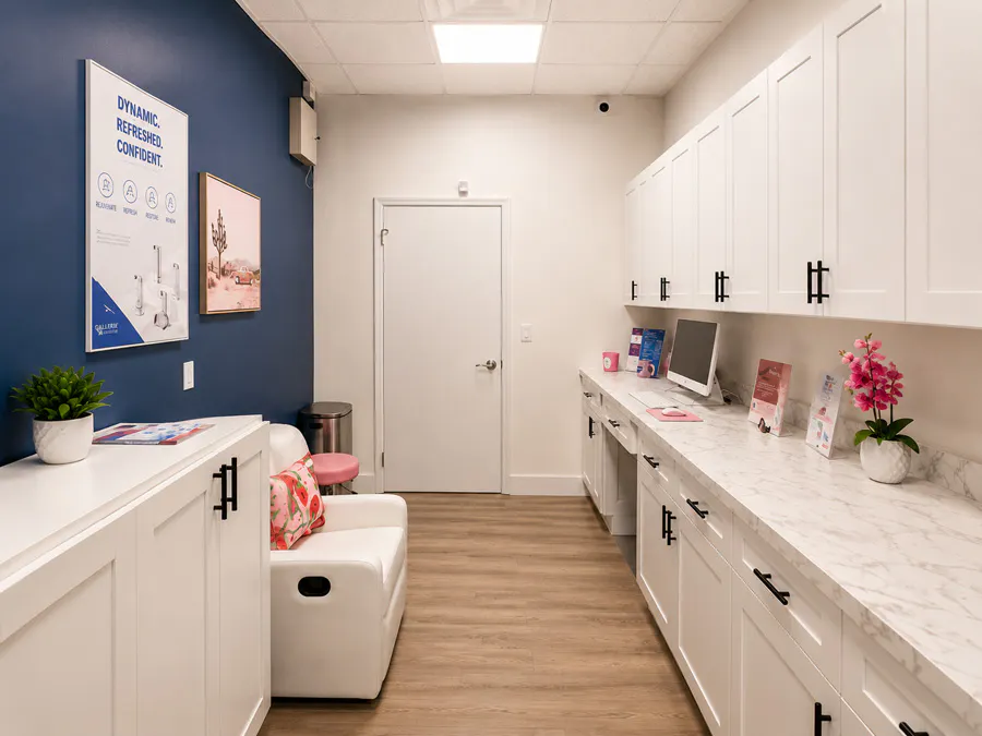 A medical weight loss consultation at Refresh Vero Beach including provider visit and diagnostic bloodwork review.